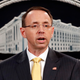 Deputy Attorney General Rod Rosenstein speaks to the media on Friday, Feb. 16, 2018, in Washington.